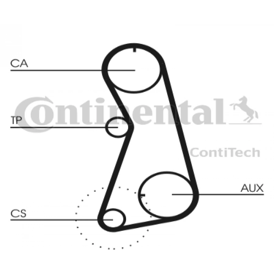 TRIGER KAYISI 5424XS (121 DIS) GOLF1-GOLF2-A80-POLO CLASSIC EM-FN-FP-AFT 1,6 78-00