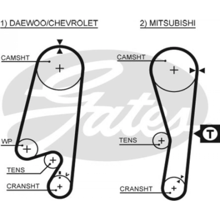TRIGER KAYISI . COLT (CJ, CK) : LANCER (CJ, CK) 1.3/1.5 96-00 1.3:1.5 96-00