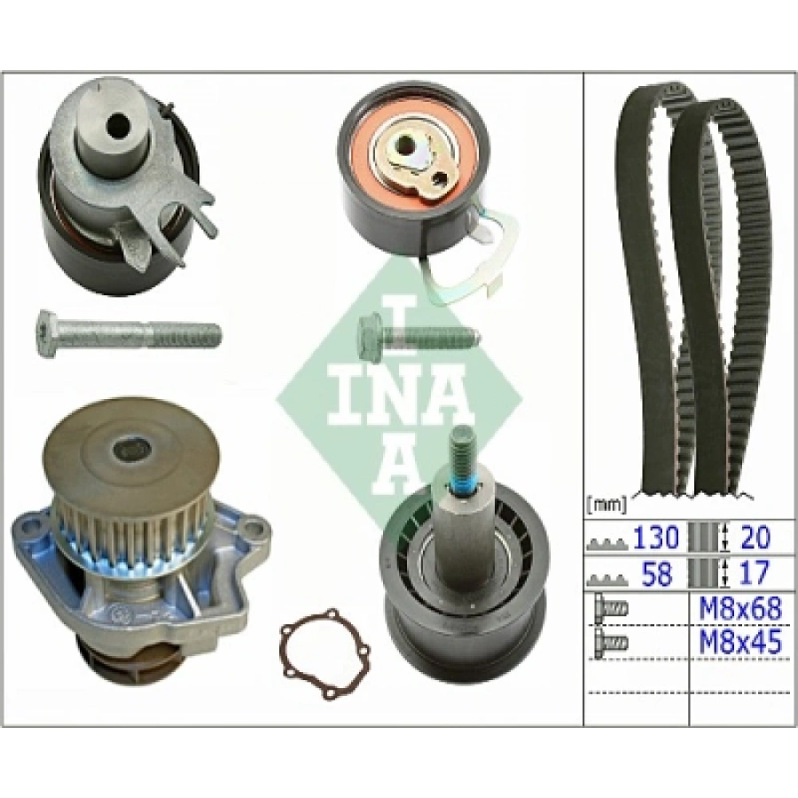 TRIGER SETI+DEVIRDAIM 130 DIS (3 BILYALI) POLO-CORDOBA-FABIA-GOLF4-BORA AHW-BBY-BKY-BBZ-BCB-CGGB 1,4 16V-1,6 16V 99-