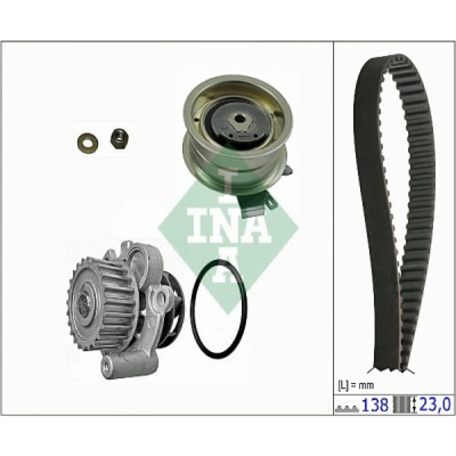 TRIGER SETI+DEVIRDAIM 138 DIS / KP15489XS-1 GOLF4-GOLF5-BORA-A3-TOLEDO-OCTAVIA-PASSAT AKL-AEH-BGU-BSE-BFQ-ALZ 1,6 97-