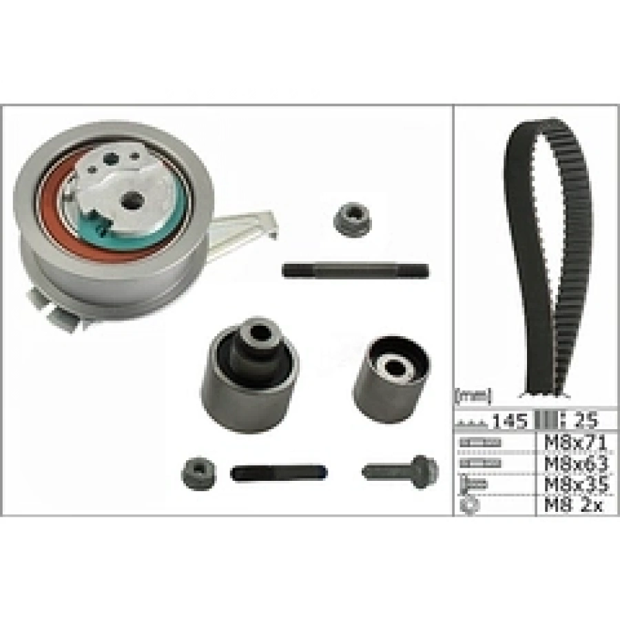 TRIGER SETI KTB1192 CRAFTER-T6 CXEB-CXEC-CXFA-CXHA-DAVA-DAWA-DAUA-DAUB 2,0 TDI 15-