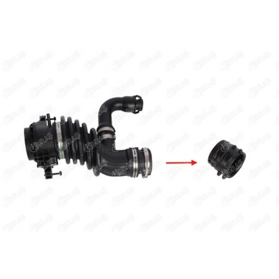 TURBO HAVA HORTUM UÇ PLASTIGI FOCUS 1,6 TDCI 07-