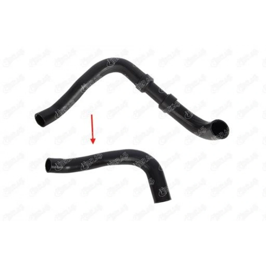 TURBO HORTUMU BÜYÜK PLASTIK BORU HARIC TRANSIT V-184 2.0 TDCI 01-06