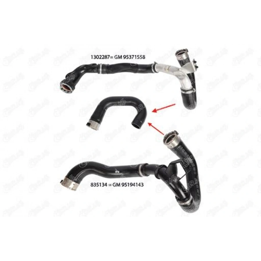 TURBO HORTUMU ÇIKIS MOKKA B16DTH 15-