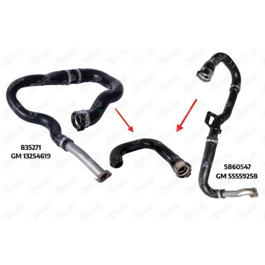 TURBO HORTUMU CORSA D Z13DTH 10-12