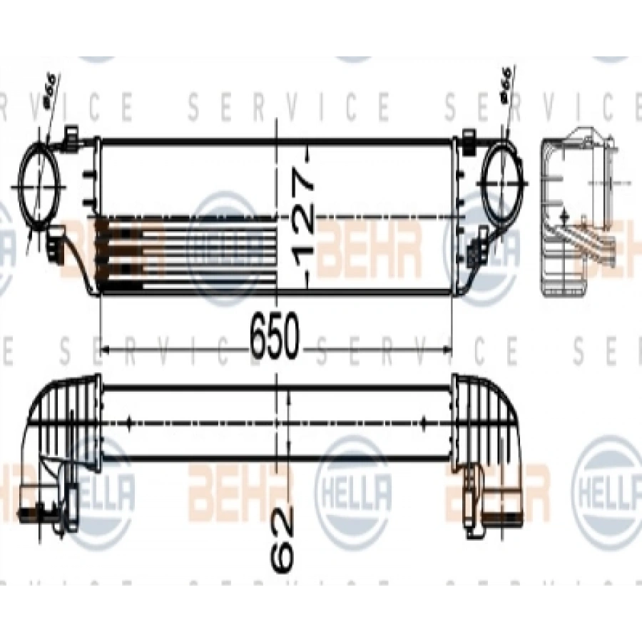 TURBO RADYATÖRÜ 203-209 271-646 05-07