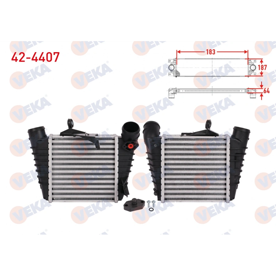 TURBO RADYATÖRÜ 817556 POLO-CORDOBA-FABIA AMF-BNV-BNM 1,4 TDI 01-10