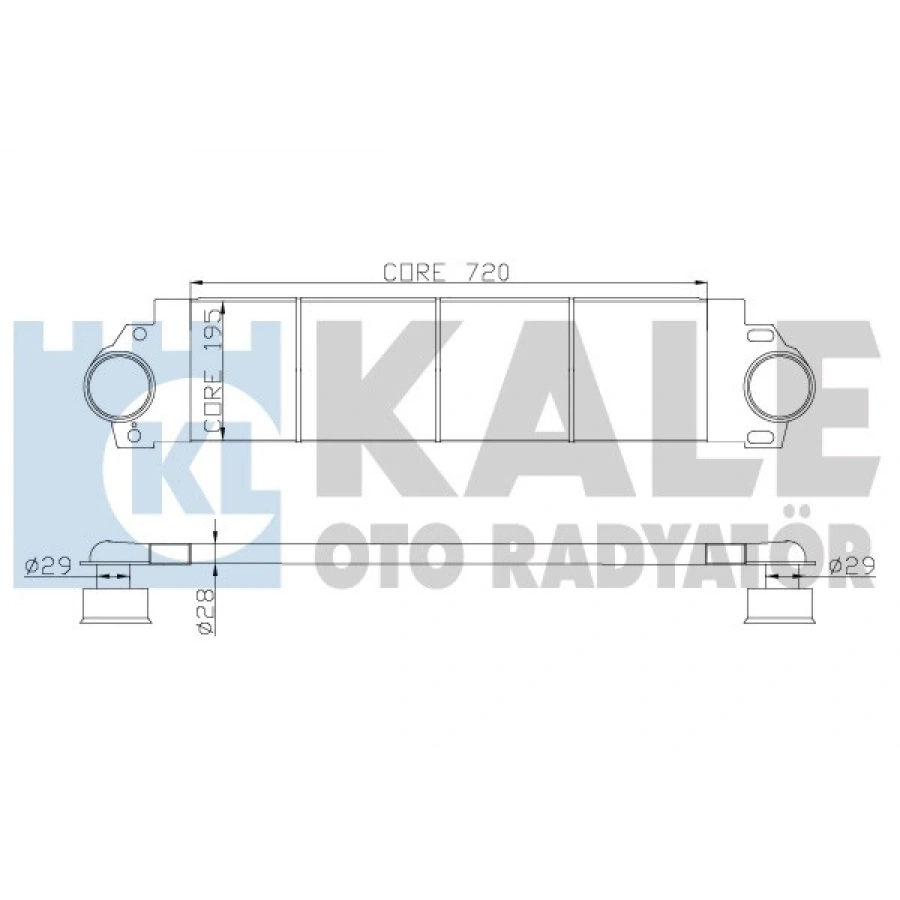 TURBO RADYATÖRÜ 8ML376723511 T5-T5,5 AXB-AXD-AXE-CAAA-CAAB-CAAC 1,9 TDI-2,0 TDI-2,5 TDI 04-15