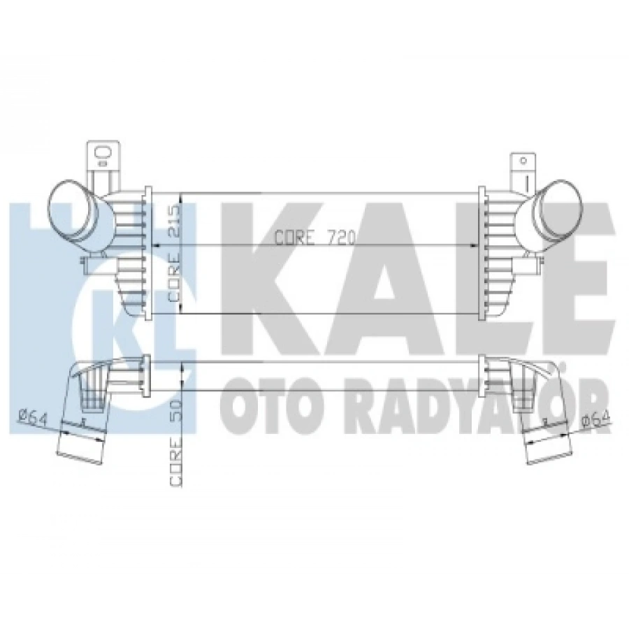 TURBO RADYATÖRÜ 8ML376755471 T5-T6 CFCA 2,0 TDI 10-