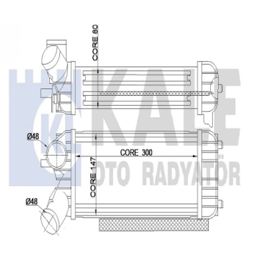 TURBO RADYATÖRÜ 8V61 9L440 CC FOCUS/C-MAX 1.6 TDCI 12-