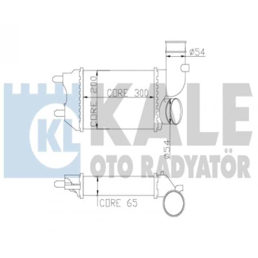 TURBO RADYATÖRÜ AL/PL/BRZ295X202X62 DUCATO / BOXER / JUMPER 2,2-2,3-2.8 HDI 01-