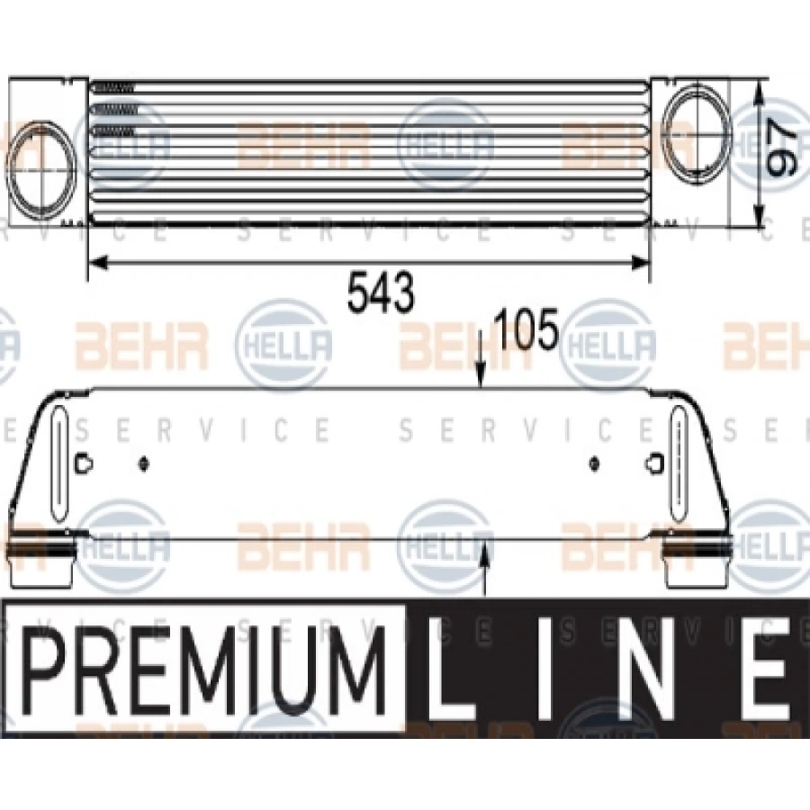 TURBO RADYATÖRÜ E60-61 M47N2-N47-M5N2 03-10
