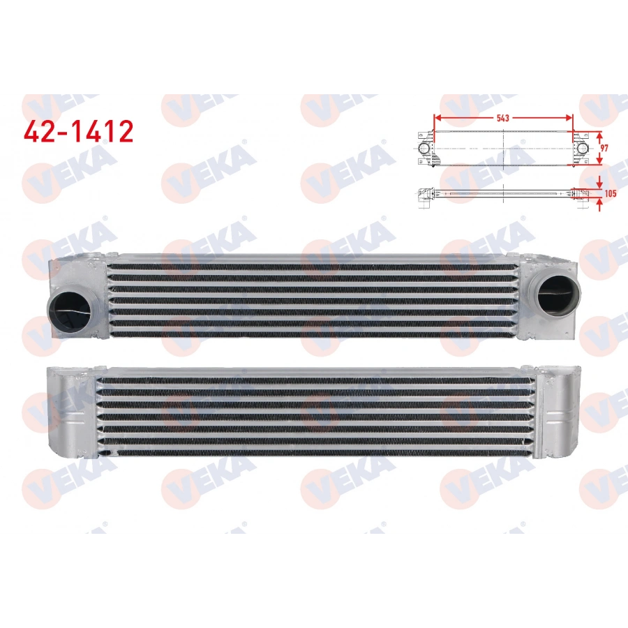 TURBO RADYATÖRÜ E60-61 M57N 03-10