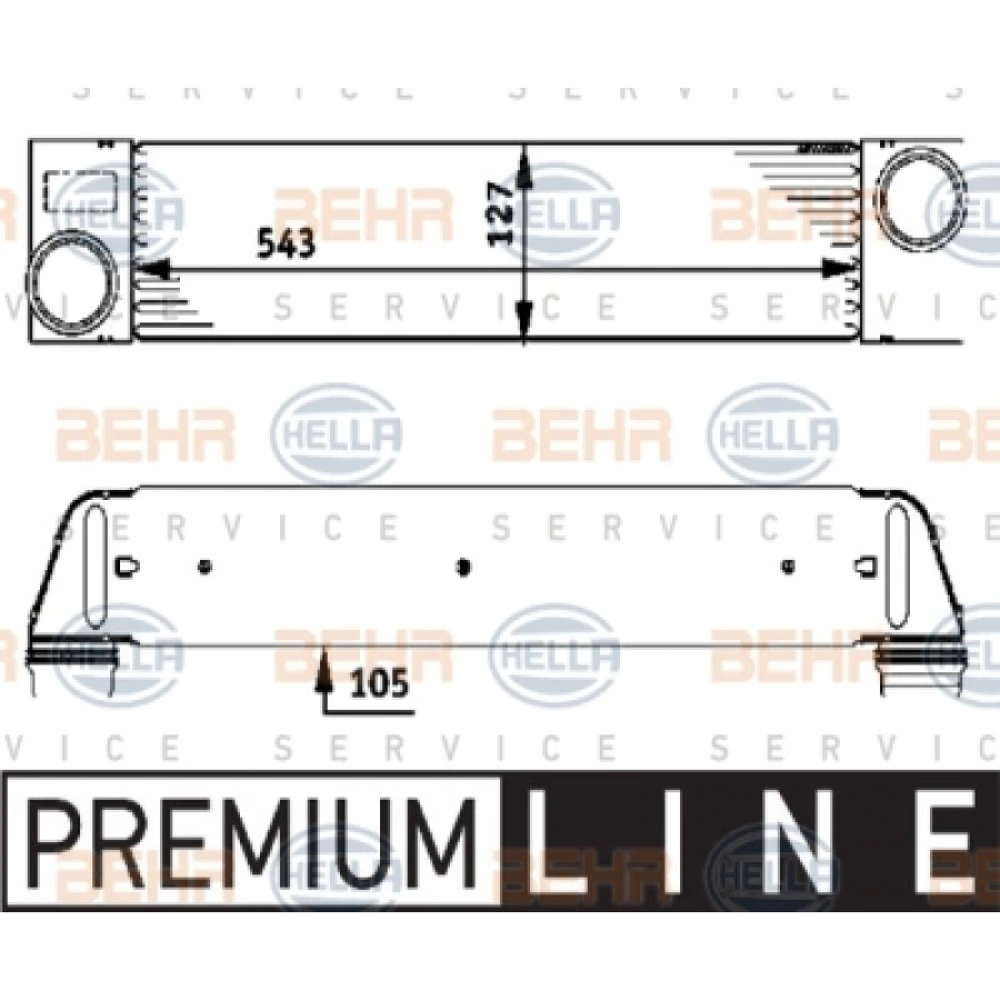 TURBO RADYATÖRÜ E65 M57N-N57 03-10