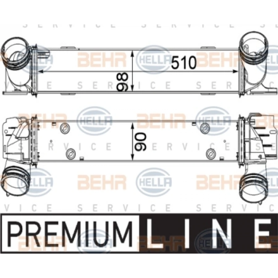 TURBO RADYATÖRÜ E81-E82-E87-E90-E91-X1 E84 M47N2-N47-N47N 05-15