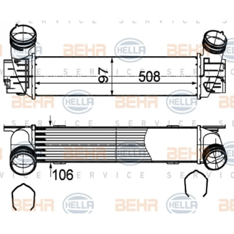 TURBO RADYATÖRÜ E90-E90 LCI-E91- E91 LCI-E92-E92 LCI-E93-E93 LCI-X1 E84 N47-N47N 05-15