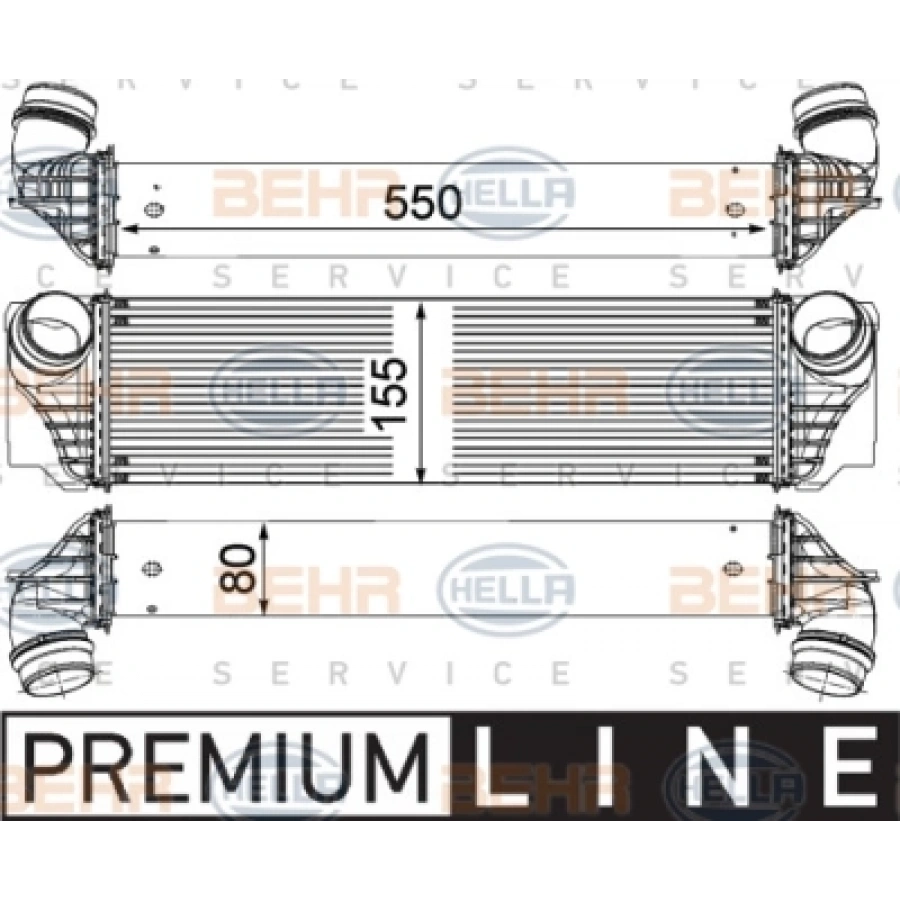 TURBO RADYATÖRÜ F06-07-01-02 N62 08-