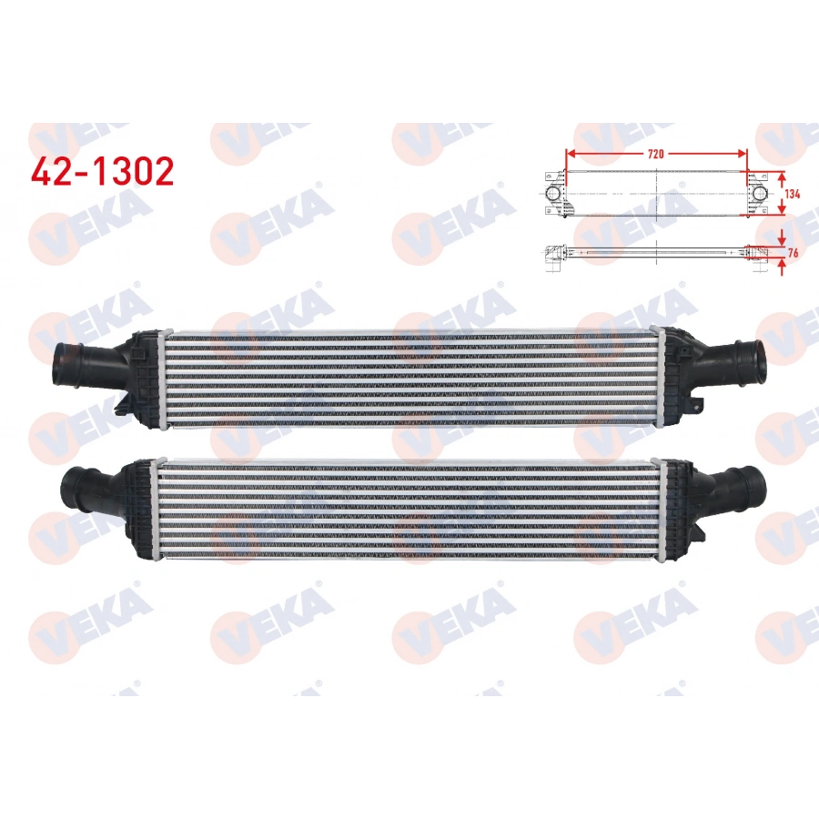 TURBO RADYATORU (INTERCOOLER) AUDI A4 - A5 2.7 TDI - 3.0 TDI QUATTRO 2007-2017/ A6 - A7 - A8 2.0 TFSI - 3.0 TDI QUATTRO 2010-/ PORSCHE MACAN 2.0 - 3.0 SD 2014-