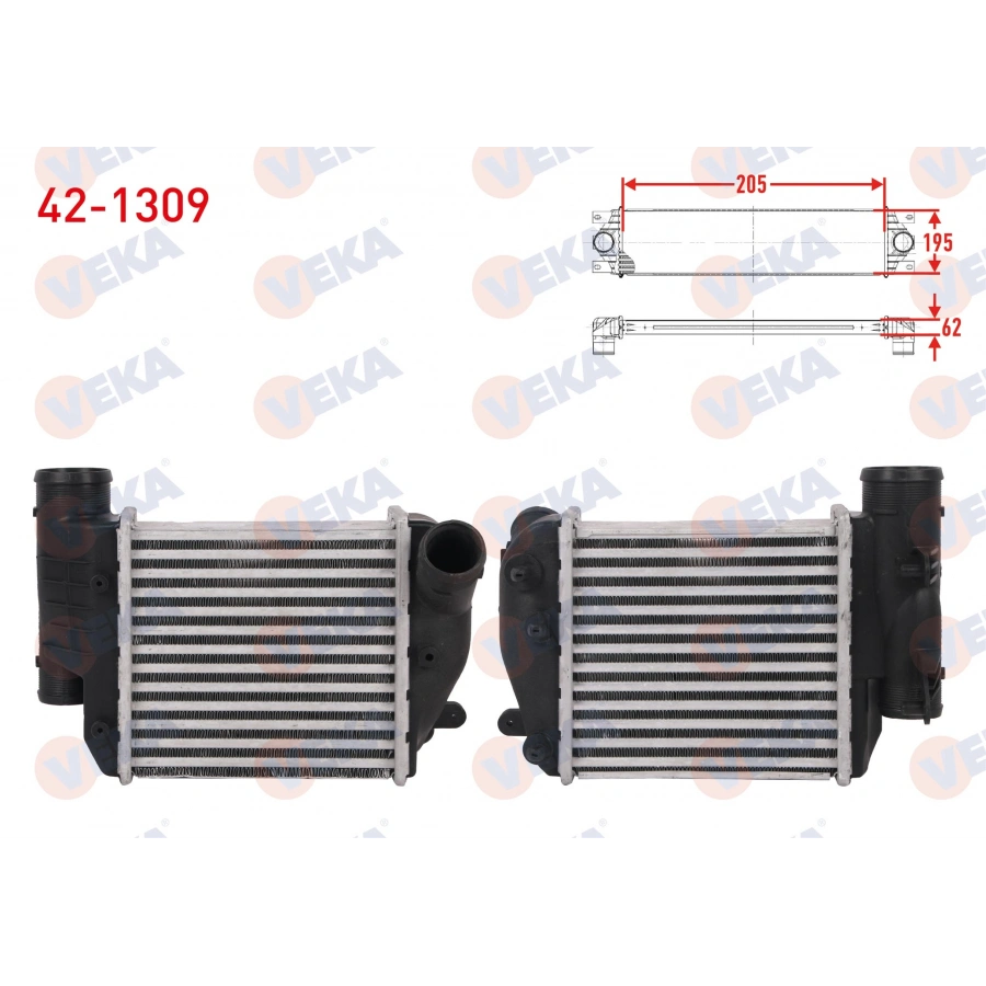 TURBO RADYATORU (INTERCOOLER) AUDI A6 C6 2.7 TDI 163 hp 2004-2011