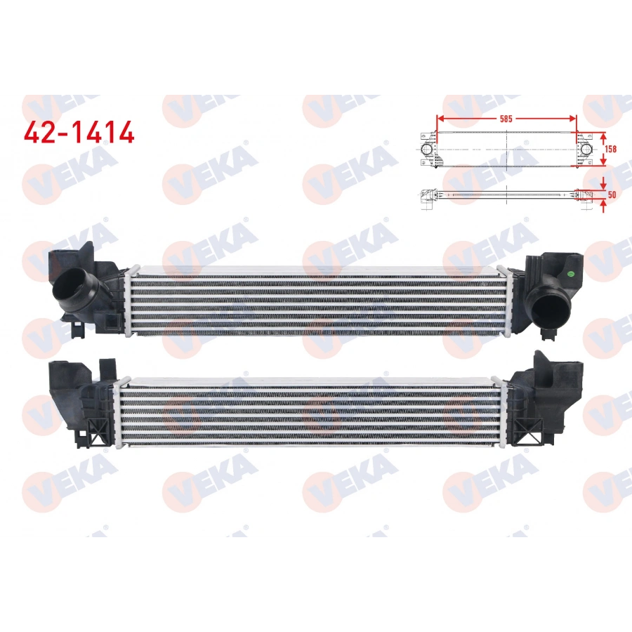 TURBO RADYATORU (INTERCOOLER) BMW 1 SERISI (F40) 118 i 2019-/ 2 SERISI (F45) 218 i 2014-/ X1 - X2 1.8i 2014-/ MINI COOPER 1.5 A-T 2013-/ CLUBMAN - COUNTRYMAN 1.5 2013-/ MINI ONE 1.2 A-T 2013-