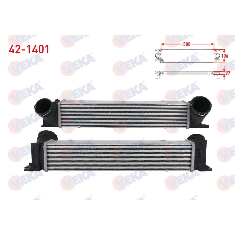 TURBO RADYATORU (INTERCOOLER) BMW 3 SERISI (E90) 320 D 2005-2011 / 1 SERISI (E87) 120 D 2003-2012 / X1 (E84) 2.0 D 2011-