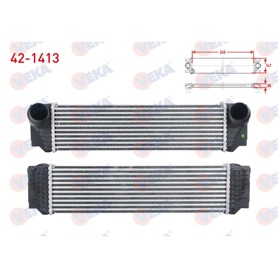 TURBO RADYATORU (INTERCOOLER) BMW 5 SERISI (F10) 520 D - 525 D - 530 D - 535 i 2010-/ 7 SERISI 730 D - 740 i 2009-