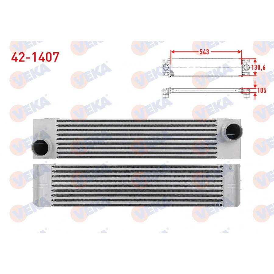 TURBO RADYATORU (INTERCOOLER) BMW 7 SERISI 730 D A-T 2001-2009/ LAND ROVER RANGE ROVER III 3.0 TD 4X4 2002-2012