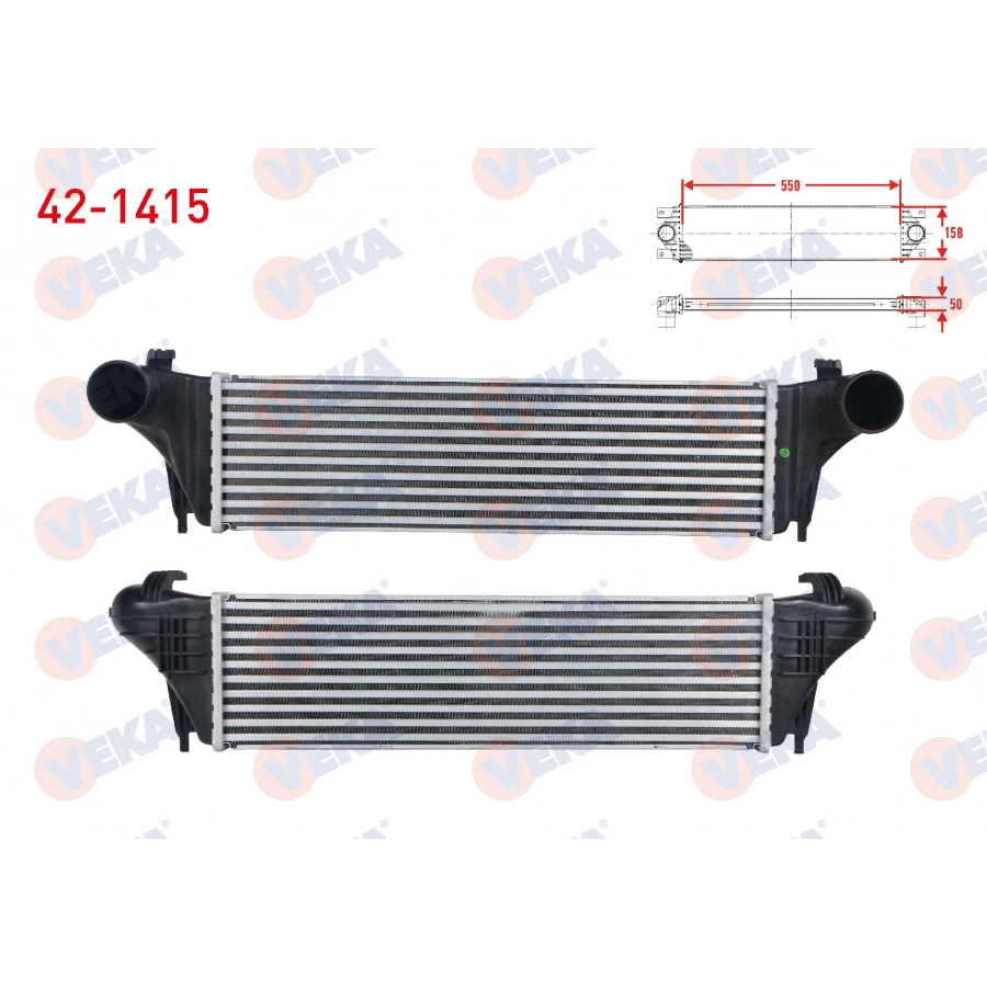 TURBO RADYATORU (INTERCOOLER) BMW X5 (E53) 3.0 D 2000-2007