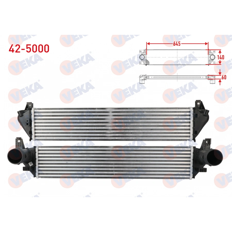 TURBO RADYATORU (INTERCOOLER) CHERRY TIGGO 7-8 PRO 1.6 TGDI