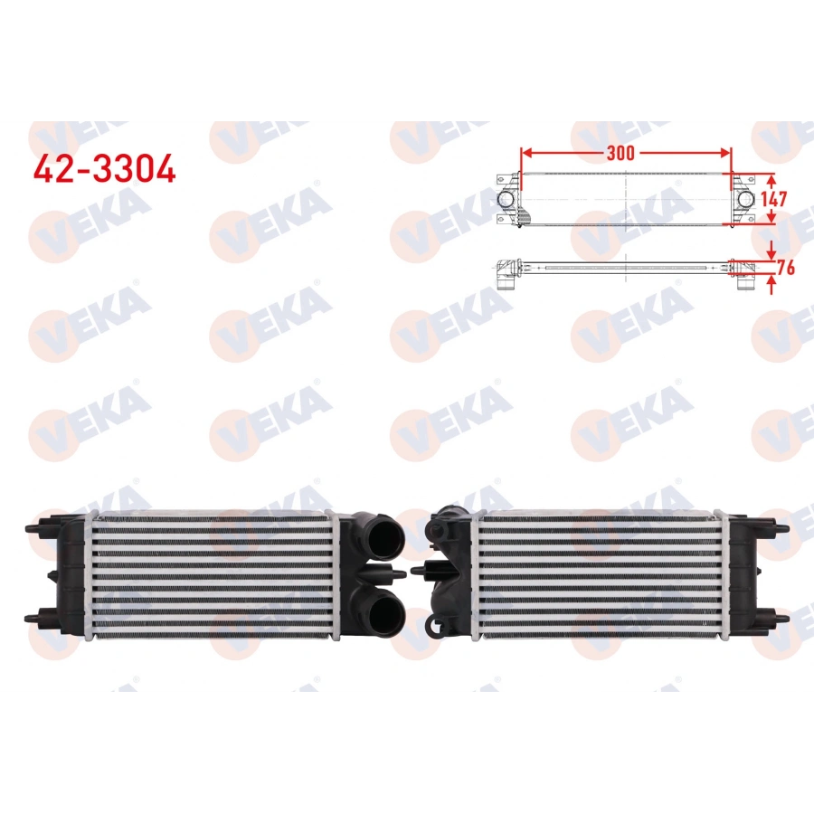 TURBO RADYATORU (INTERCOOLER) CITROEN C5 III (RD) 1.6 HDI 2008-2015