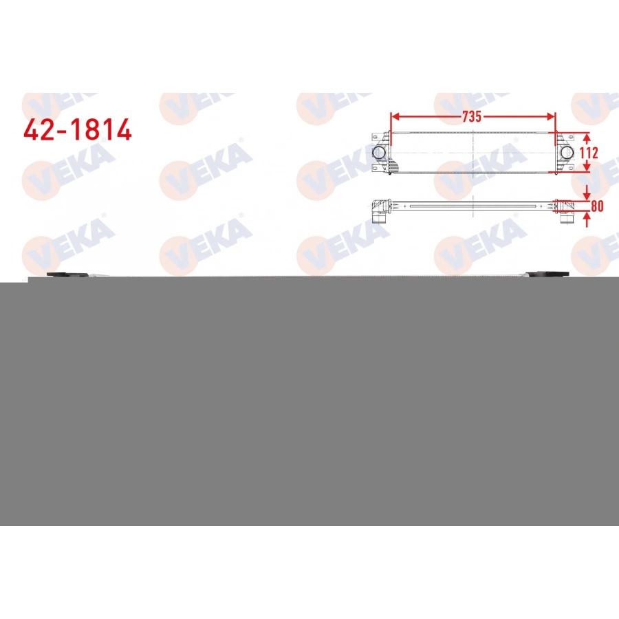 TURBO RADYATORU (INTERCOOLER) CITROEN JUMPER III 2.2 HDI EURO 5 2011-2015 / PEUGEOT BOXER III 2.2 HDI EURO 5 2011-2015- / FIAT DUCATO 2.3 JTD EURO 5 2011-2015-