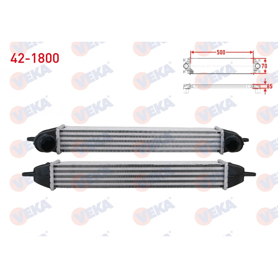 TURBO RADYATORU (INTERCOOLER) FIAT DOBLO (119,223) 1.3 MJT 2001-2010