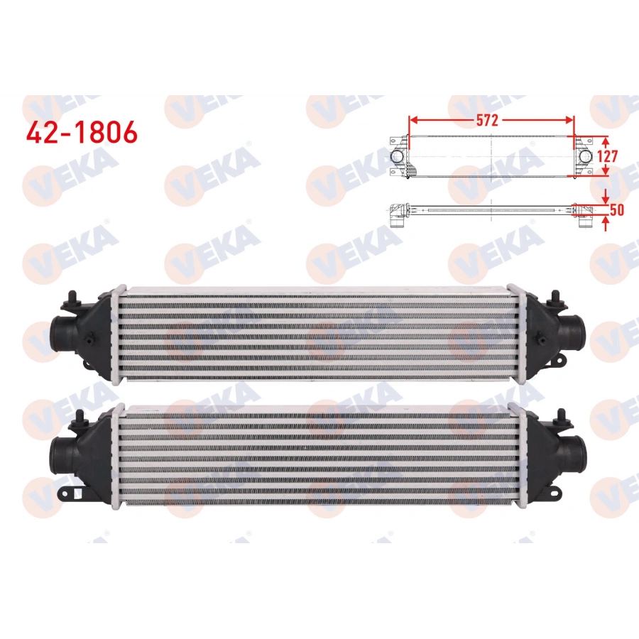 TURBO RADYATORU (INTERCOOLER) FIAT DOBLO (152,263) 1.3 MJT 2010-