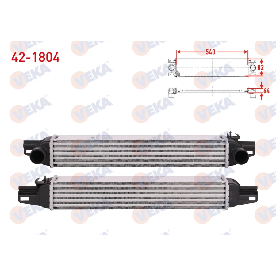 TURBO RADYATORU (INTERCOOLER) FIAT FIORINO (225) 1.3 MJT EURO 4 2007-