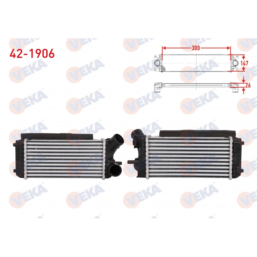 TURBO RADYATORU (INTERCOOLER) FORD C-MAX 1.6 TDCI 2010-