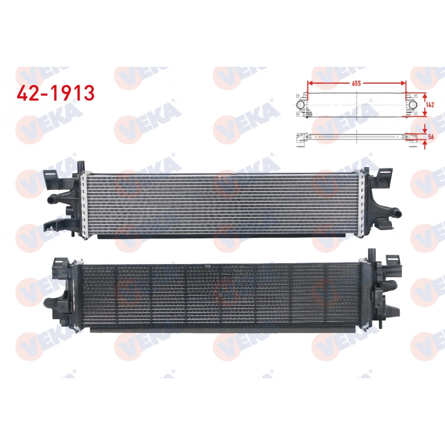 TURBO RADYATORU (INTERCOOLER) FORD C-MAX II 1.5 EcoBoost 2010- / FOCUS III 1.5 EcoBoost 2011-2015 / KUGA II 1.5 EcoBoost 2013-