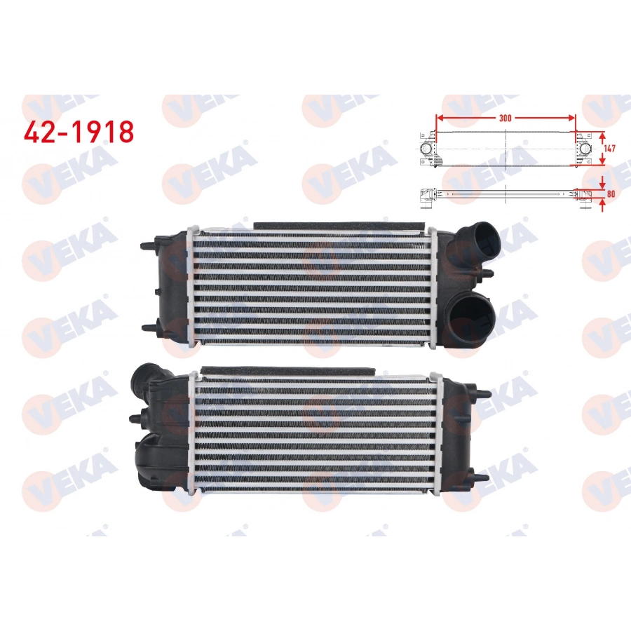 TURBO RADYATORU (INTERCOOLER) FORD FIESTA VI 1.6 TDCI 2008-2012