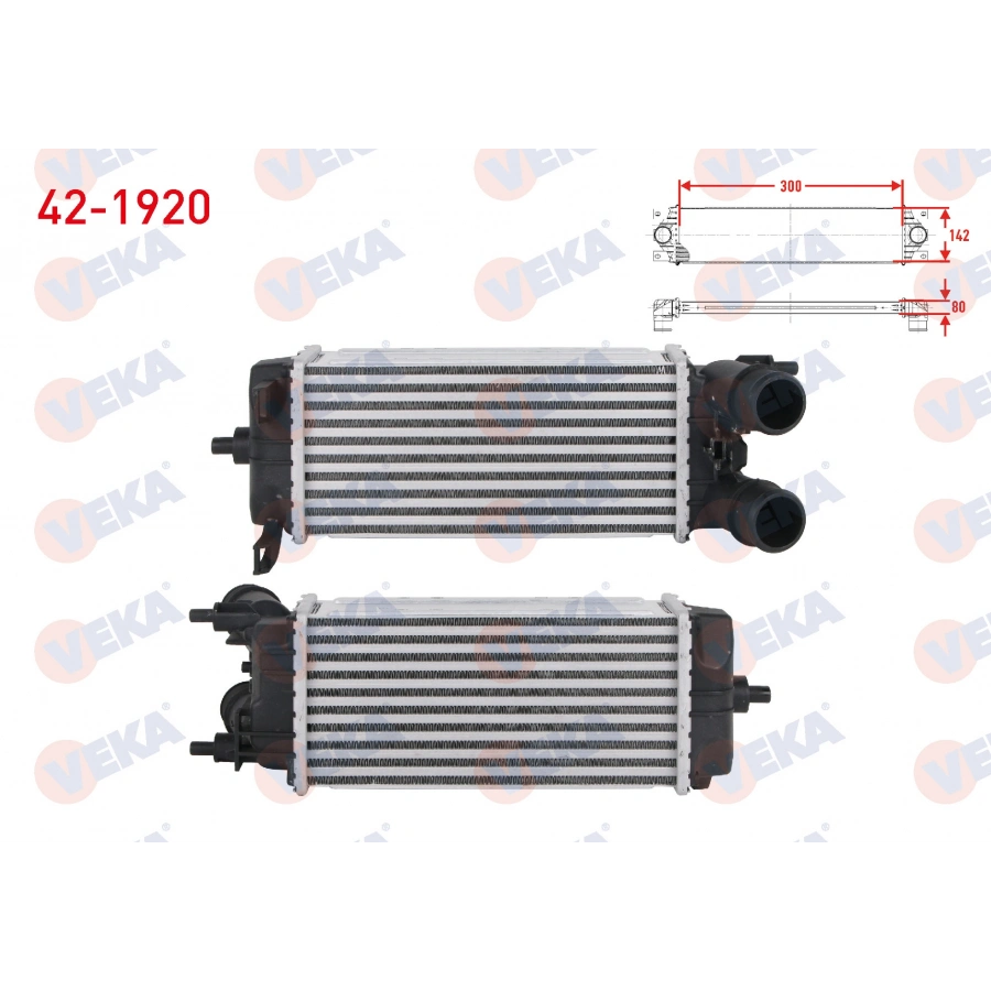 TURBO RADYATORU (INTERCOOLER) FORD FIESTA VII 1.5 TDCi 2017-