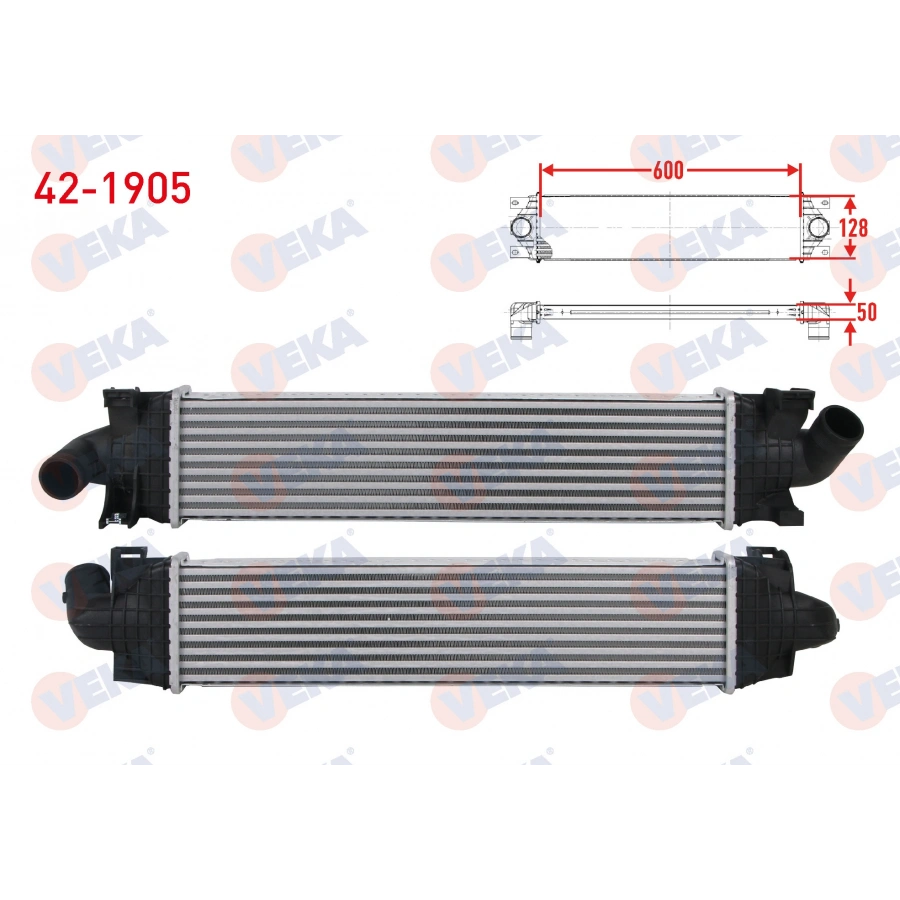 TURBO RADYATORU (INTERCOOLER) FORD FOCUS II (DA) 1.6 TDCI 2004-2011