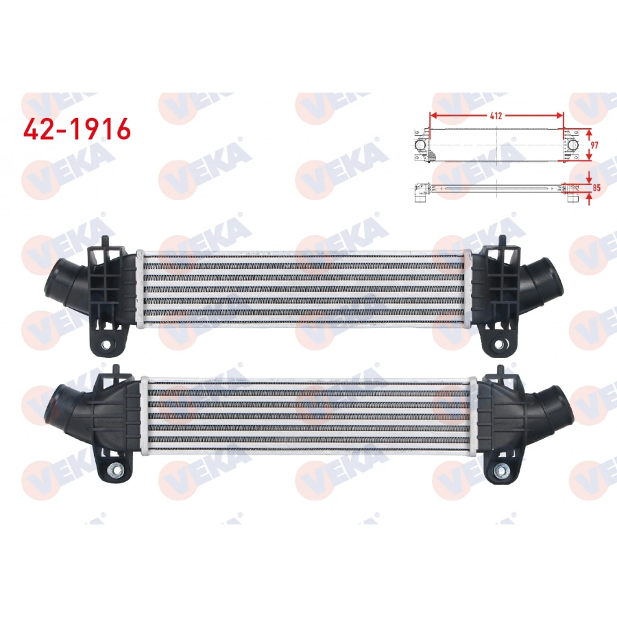 TURBO RADYATORU (INTERCOOLER) FORD MONDEO III 2.0 TDCI 2000-2007