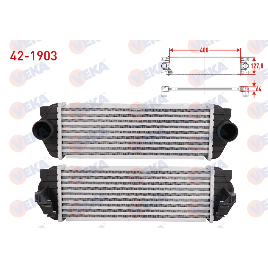 TURBO RADYATORU (INTERCOOLER) FORD TRANSIT CONNECT 1.8 TDCI 2006-2013