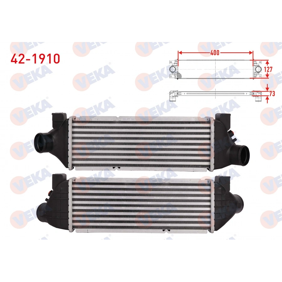 TURBO RADYATORU (INTERCOOLER) FORD TRANSIT (FA_ _) 2.0 DI 2000-2006