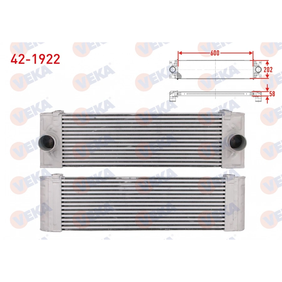 TURBO RADYATORU (INTERCOOLER) FORD TRANSIT MINIBUS/OTOBUS 2.2 TDCI 100 hp 2007-2014