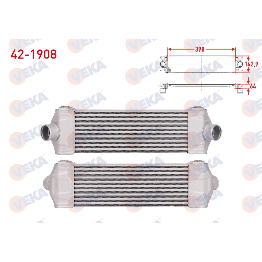 TURBO RADYATORU (INTERCOOLER) FORD TRANSIT (V347) 2.2 TDCI (KISA TIP) 2006-2014