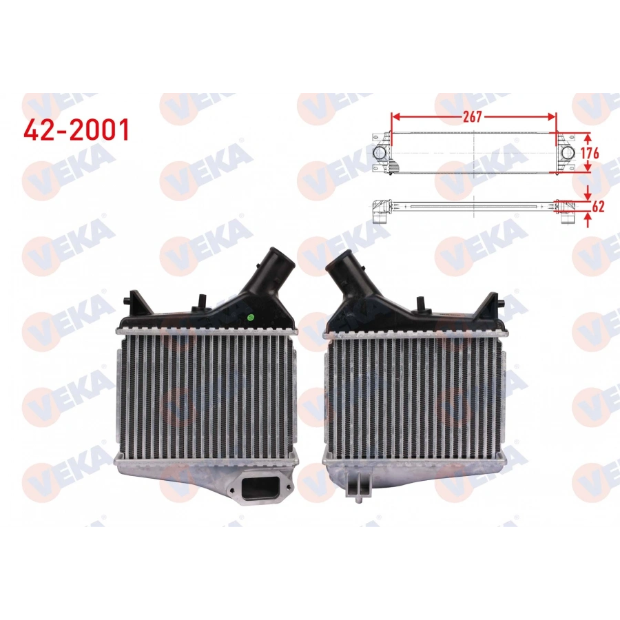 TURBO RADYATORU (INTERCOOLER) HONDA CR-V IV (RM_) 1.6 i-DTEC (RE6) 2013-