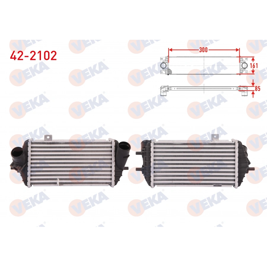 TURBO RADYATORU (INTERCOOLER) HYUNDAI ACCENT BLUE 1.6 CRDI 2012- / i20 1.4 CRDi 2008-2015