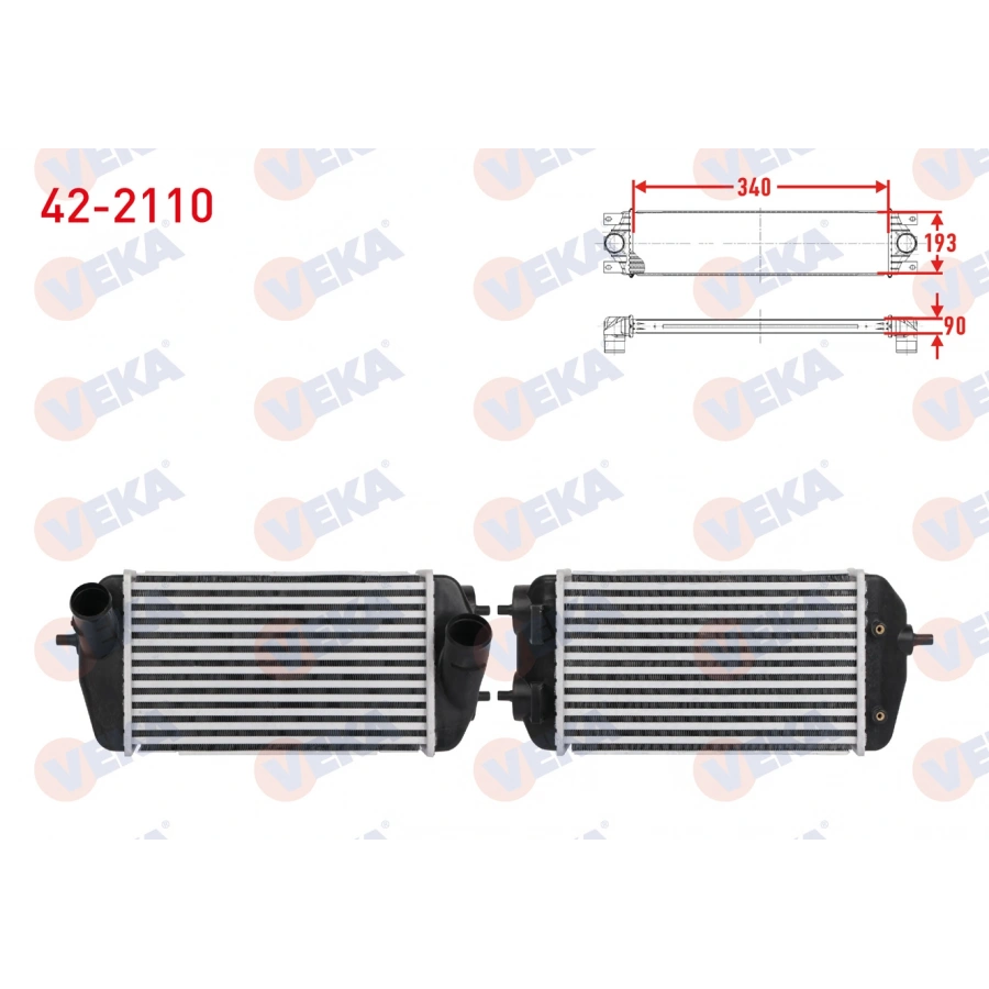 TURBO RADYATORU (INTERCOOLER) HYUNDAI TUCSON 1.6 T-GDI 2016-