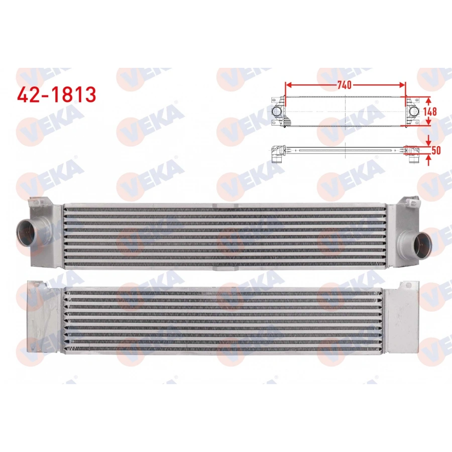 TURBO RADYATORU (INTERCOOLER) INCE TIP FIAT DUCATO (250) 2.3 MJT 2006-2014