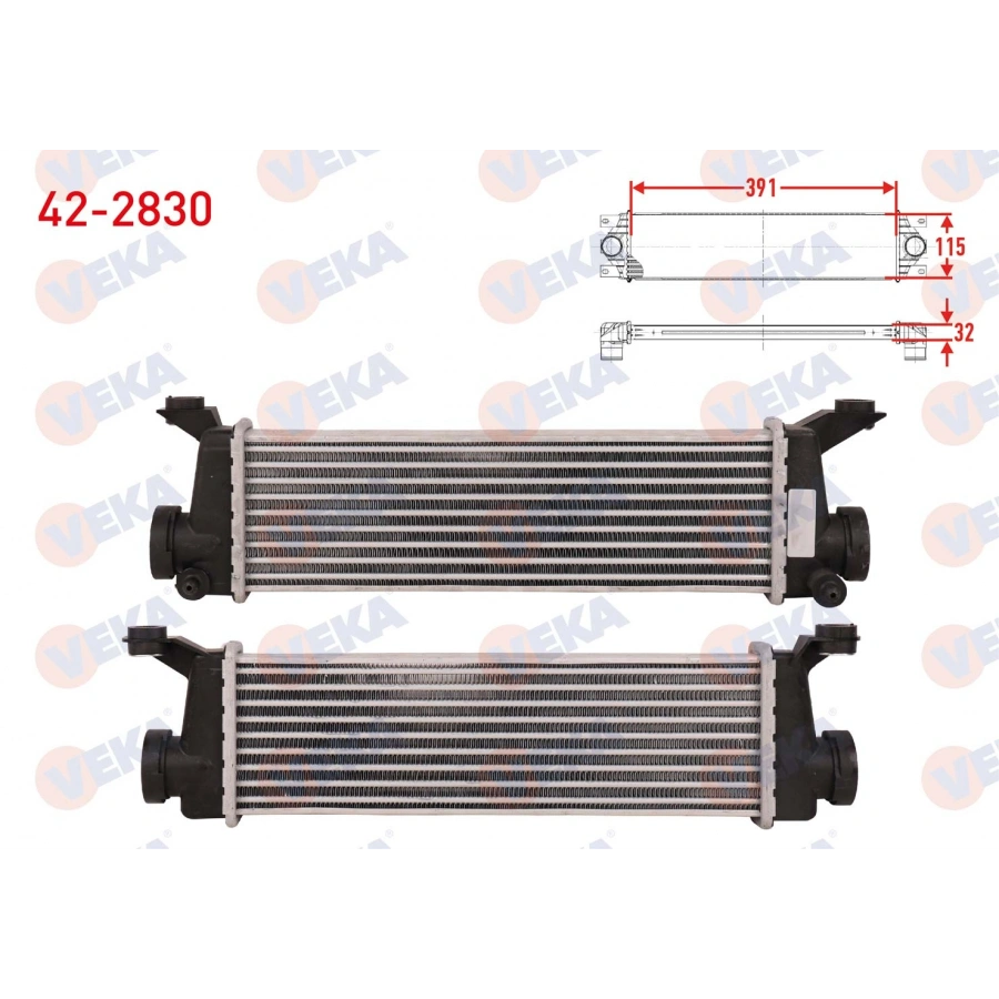 TURBO RADYATORU (INTERCOOLER) MERCEDES A-SERISI (W168) A 160 CDI 75 hp 2001-2004