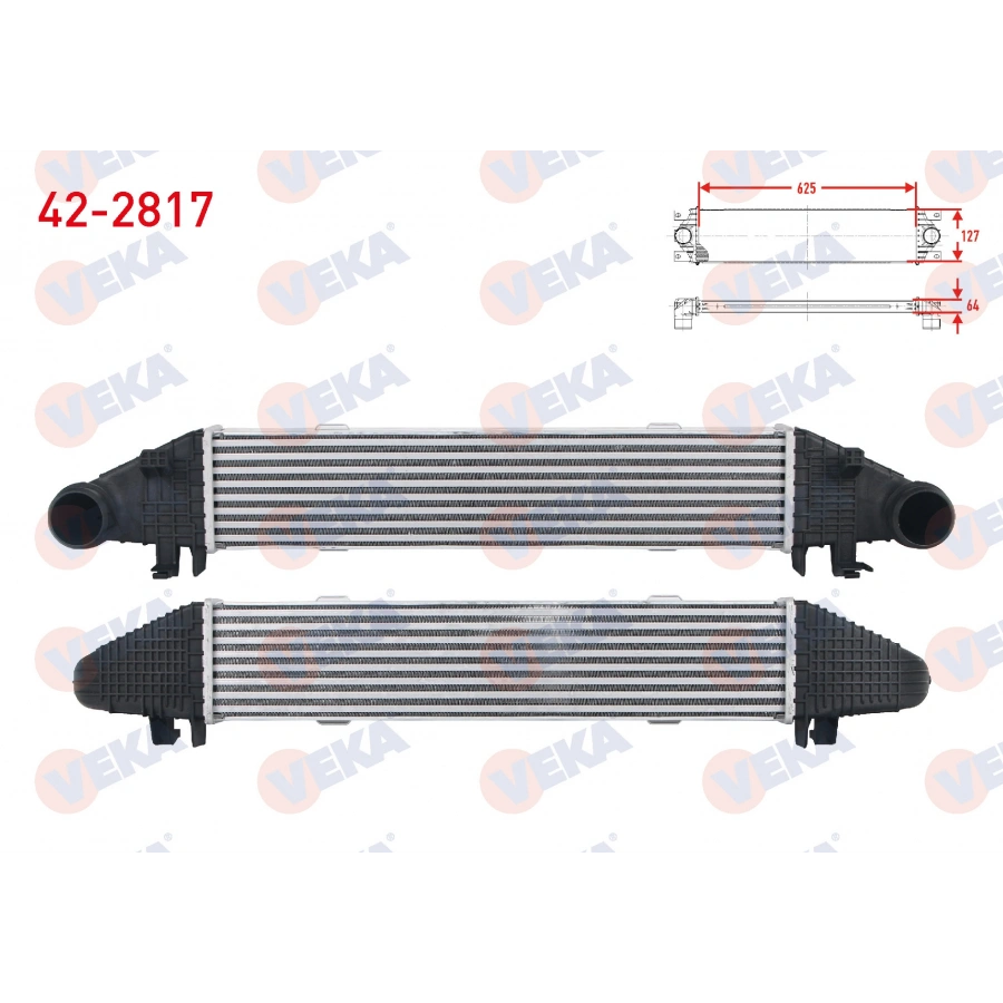 TURBO RADYATORU (INTERCOOLER) MERCEDES C SERISI (W204) C 180 - C 200 - C 200 CDI 2007-2014